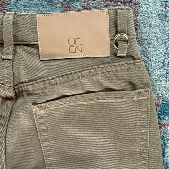 ULLA JOHNSON Flared Jeans Tan Size 23 - Picture 6 of 6